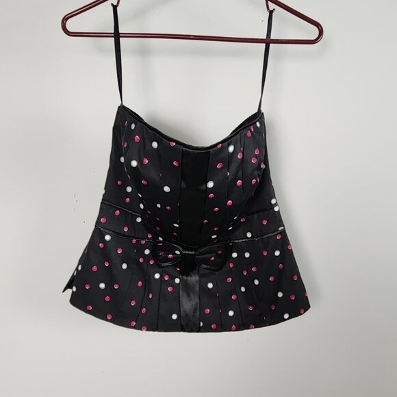 White House Black Market | Bustier Corset Top w Bow Size:6 - Picture 4 of 8